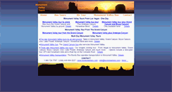 Desktop Screenshot of monumentvalleytour.com