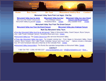 Tablet Screenshot of monumentvalleytour.com